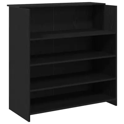 Sprejemna miza - Računalniška miza - pisarniška miza črni hrast 100x50x103,5 cm inženirski les
