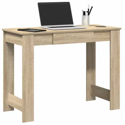 Pisalna miza - Računalniška miza sonoma hrast 100x45x75 cm inženirski les