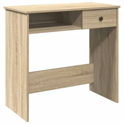 Pisalna miza - Računalniška miza sonoma hrast 80x40x75 cm iverna plošča