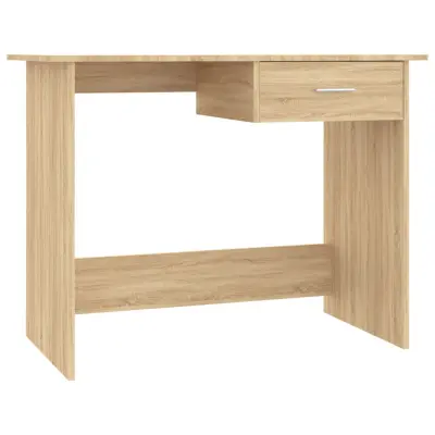 Pisalna miza - Računalniška miza sonoma hrast 100x50x76 cm iverna plošča