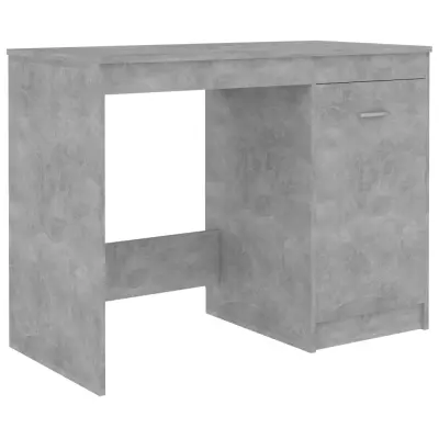 Pisalna miza - Računalniška miza betonsko siva 100x50x76 cm iverna plošča