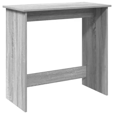 Pisalna miza - Računalniška miza siva sonoma 80x40x75 cm konstruiran les