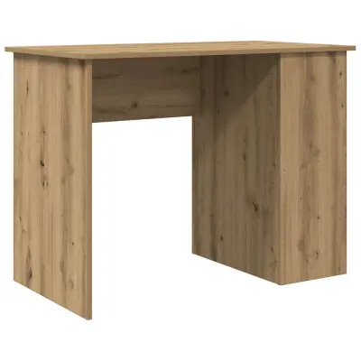 Pisalna miza - Računalniška miza artisan hrast 100x55x75 cm inženirski les