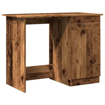 Pisalna miza - Računalniška miza starinski les 100x50x76 cm inženirski les