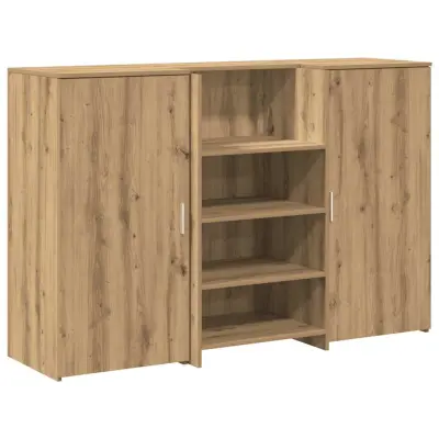 Sprejemna miza - Računalniška miza - pisarniška miza artisan hrast 155x50x103,5 cm inženirski les