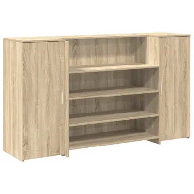 Sprejemna miza - Računalniška miza - pisarniška miza sonoma hrast 180x50x103,5 cm inženirski les