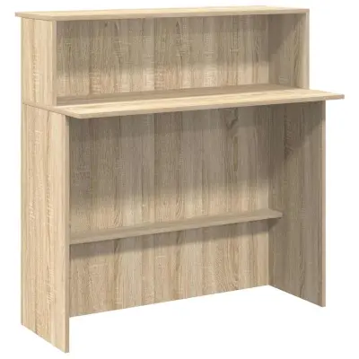 Sprejemna miza - Računalniška miza - pisarniška miza sonoma hrast 100x50x103,5 cm inženirski les