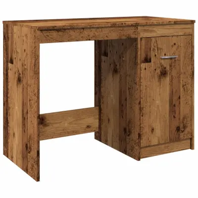 Pisalna miza - Računalniška miza starinski les 100x50x76 cm inženirski les