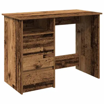 Pisalna miza - Računalniška miza starinski les 102x50x75 cm inženirski les