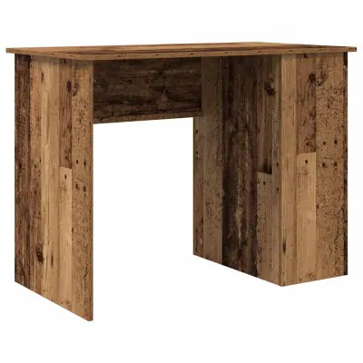 Pisalna miza - Računalniška miza iz starega lesa 100x55x75 cm Izoblikovan les