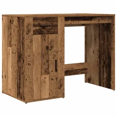 Pisalna miza - Računalniška miza iz starega lesa 100x49x75 cm Izoblikovan les