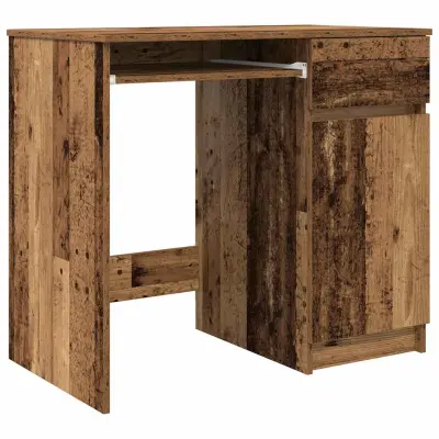 Pisalna miza - Računalniška miza starinski les 86x49x76 cm inženirski les