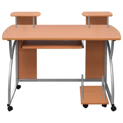 Računalniška miza - pisarniška miza rjava 110x52x88,5 cm inženirski les