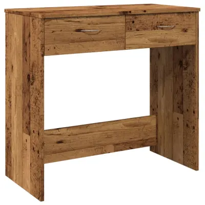 Pisalna miza - Računalniška miza starinski les 80x40x75 cm inženirski les
