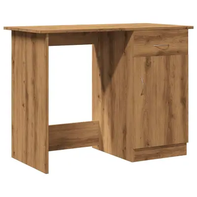 Pisalna miza - Računalniška miza artisan hrast 100x50x76 cm inženirski les