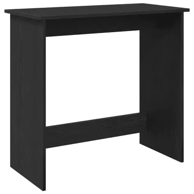Pisalna miza - Računalniška miza črna 80x40x75 cm iverna plošča