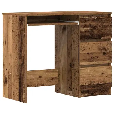 Pisalna miza - Računalniška miza Old Wood 90x45x76 cm Inženirski les