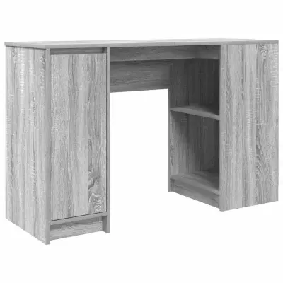 Pisalna miza - Računalniška miza siva sonoma 120x42x76 cm inženirski les