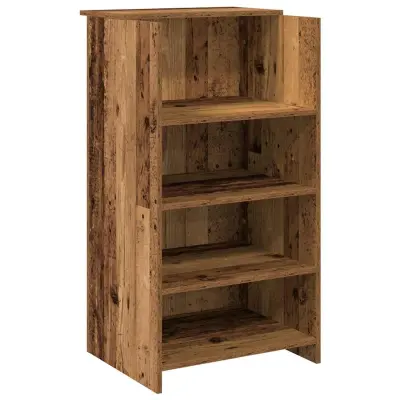 Sprejemna miza - Računalniška miza - pisarniška miza starinski les 55x50x103,5 cm inženirski les