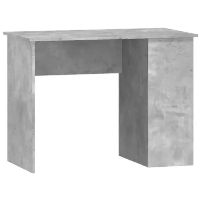 Pisalna miza - Računalniška miza betonsko siva 100x55x75 cm inženirski les