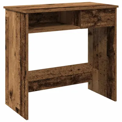 Pisalna miza - Računalniška miza starinski les 80x40x75 cm inženirski les