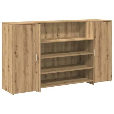 Sprejemna miza - Računalniška miza - pisarniška miza artisan hrast 180x50x103,5 cm inženirski les