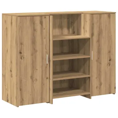 Sprejemna miza - Računalniška miza - pisarniška miza artisan hrast 135x50x103,5 cm inženirski les