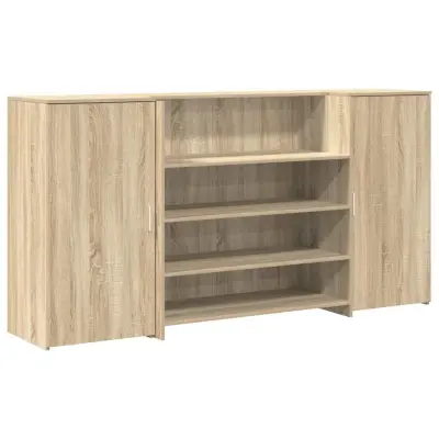 Sprejemna miza - Računalniška miza - pisarniška miza sonoma hrast 200x50x103,5 cm inženirski les