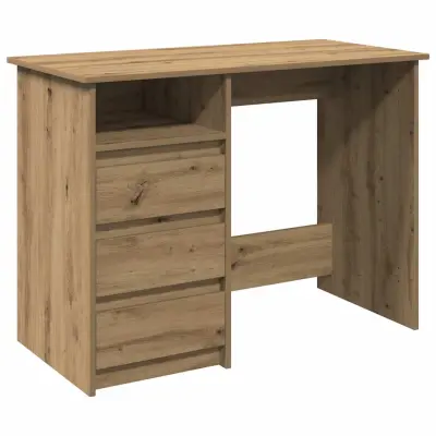 Pisalna miza - Računalniška miza artisan hrast 102x50x75 cm inženirski les