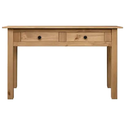 konzolna miza - miza ob steni 110x40x72 cm trdna borovina Panama Range