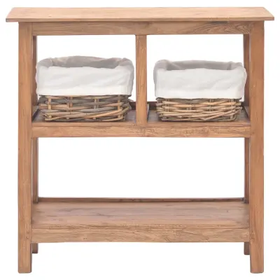 konzolna miza - miza ob steni iz trden mahagonij 69x28x70 cm