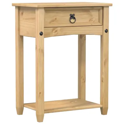 konzolna miza - miza ob steni Corona 55x35x73 cm trdna borovina