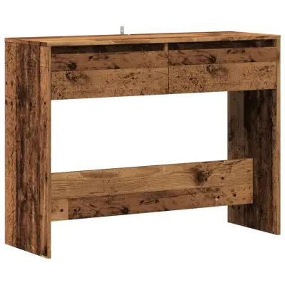 konzolna miza - miza ob steni Stari les 100x35x76,5 cm Inženirski les