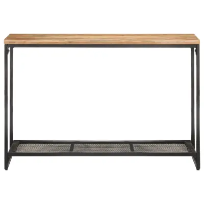 konzolna miza - miza ob steni 110x35x75 cm trden akacijev les