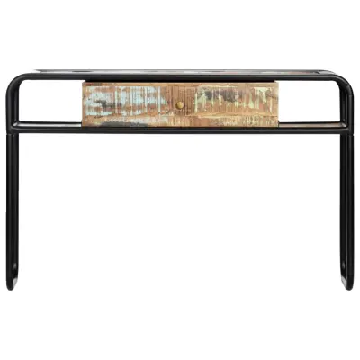 konzolna miza - miza ob steni 118x30x75 cm trden predelan les