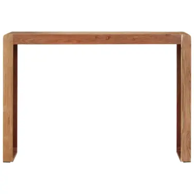 konzolna miza - miza ob steni 110x30x76 cm trden akacijev les