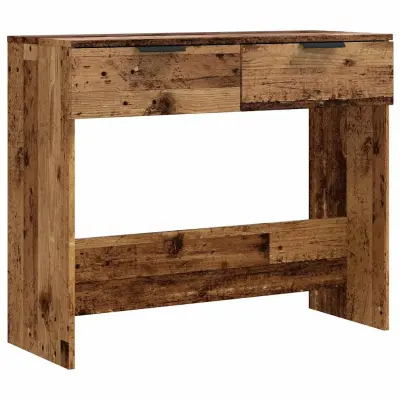 konzolna miza - miza ob steni Old Wood 90x36x75 cm inženirski les