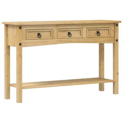 konzolna miza - miza ob steni Corona 114x34,5x73 cm trdna borovina