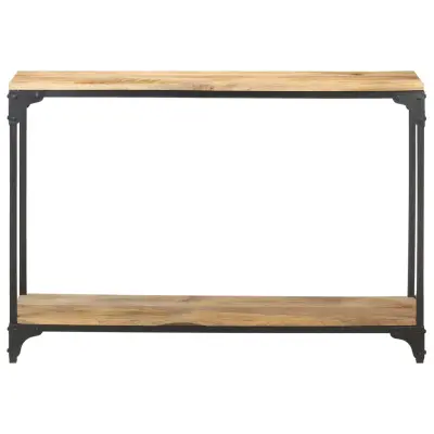 konzolna miza - miza ob steni 110x30x75 cm trden mangov les