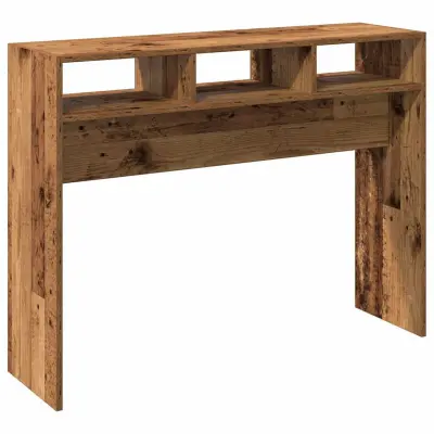 konzolna miza - miza ob steni Stari les 105x30x80 cm Inženirski les