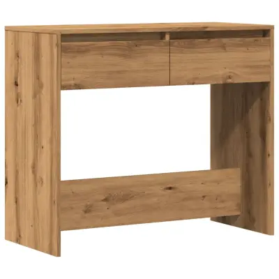 konzolna miza - miza ob steni artisan hrast 89x41x76,5 cm inženirski les