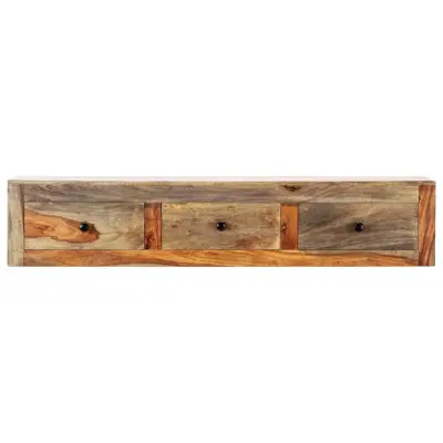 Stenska konzolna miza - miza ob steni 100x25x20 cm trden palisander