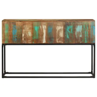 konzolna miza - miza ob steni 120x30x75 cm trden predelan les