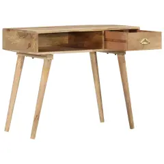 konzolna miza - miza ob steni 90x45x75 cm trden mangov les