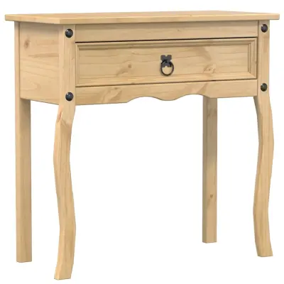 konzolna miza - miza ob steni Corona 73x35x73 cm trdna borovina