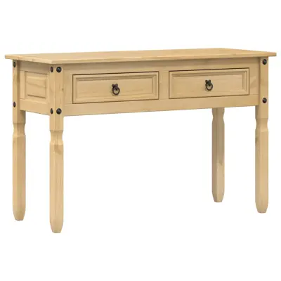 konzolna miza - miza ob steni Corona 115x46x73 cm trdna borovina