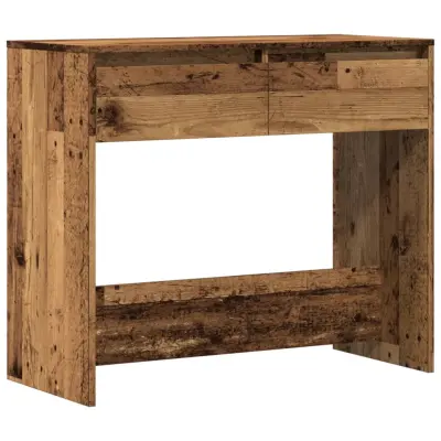 konzolna miza - miza ob steni starinski les 89x41x76,5 cm inženirski les
