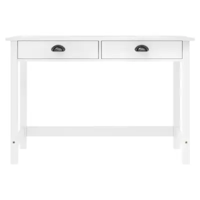 konzolna miza - miza ob steni Hill z 2 predaloma 110x45x74 cm borovina