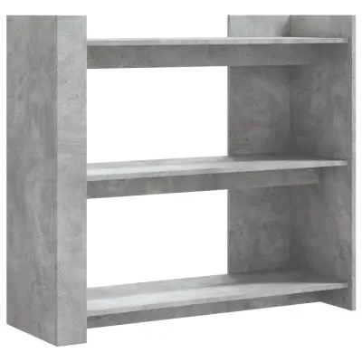 konzolna miza - miza ob steni betonsko siva 100x35x90 cm inženirski les