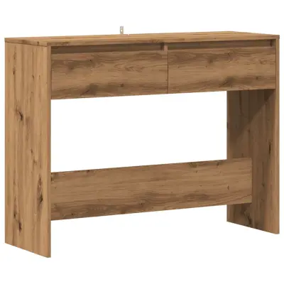 konzolna miza - miza ob steni artisan hrast 100x35x76,5 cm inženirski les